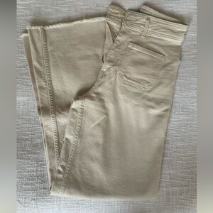Zara Marine Straight Jeans in Off White